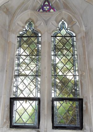 Grade listed window after restoration