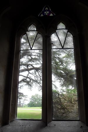 Grade listed window before restoration