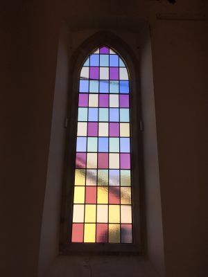 Local Community Church window restoration after