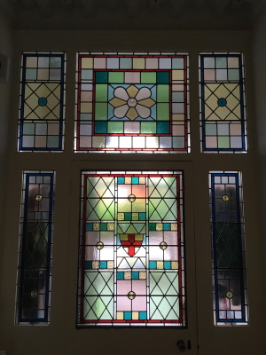 Victorian leaded lights restoration